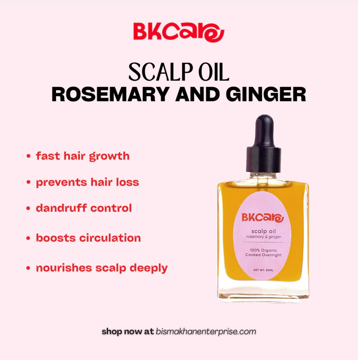 ROSEMARY & GINGER SCALP OIL