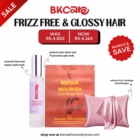 FRIZZ FREE & GLOSSY HAIR KIT