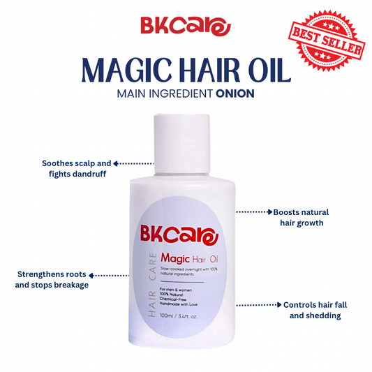 Bk care magic hair oil