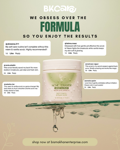 Neem and vanilla body Scrub