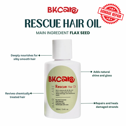 Bk care Rescue hair oil