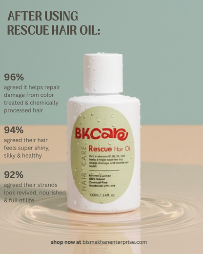 Bk care Rescue hair oil